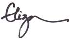 The signature for Eliza Cross