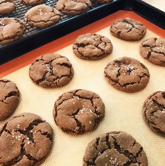 Chewy molasses ginger cookies