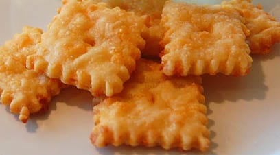 Make your own cheese crackers with Happy Simple Living