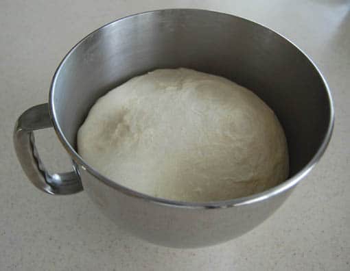 Pizza dough at Happy Simple Living
