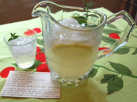 Homemade Lemonade at Happy Simple Living