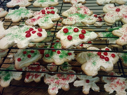 Christmas cookies at Happy Simple Living blog