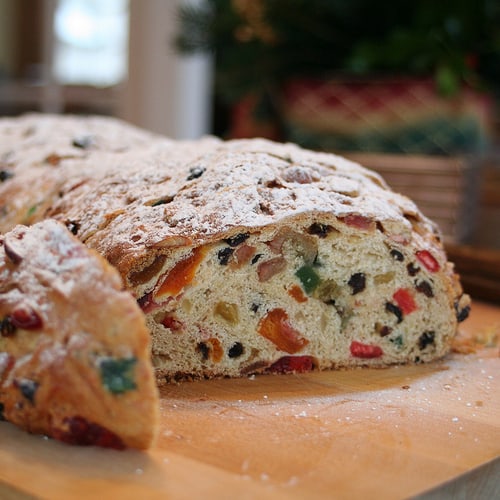Christmas stollen at Happy Simple Living blog