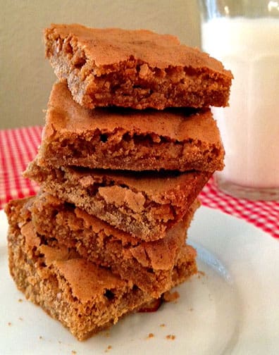 Chewy Butterscotch Sea Salt Brownies from Happy Simple Living blog