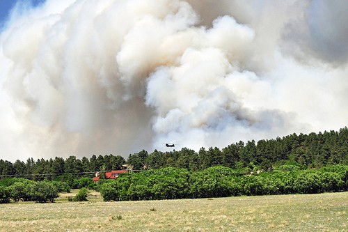 Black Forest Fire - photo by U.S. Army