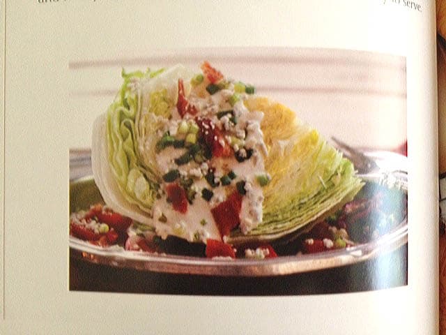 Wedge Salad at Happy Simple Living blog