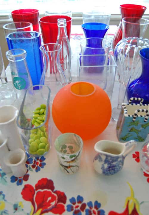 Vase collection at Happy Simple Living blog