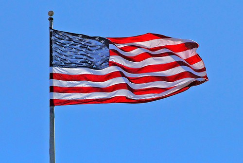 Fourth of July flag at Happy Simple Living blog