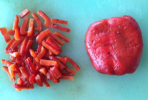 Do it yourself roasted red peppers