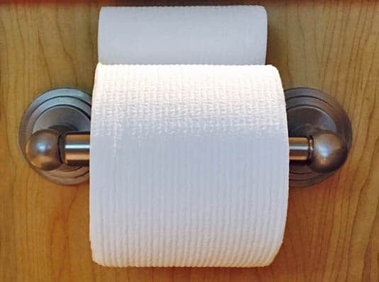How to use up toilet paper