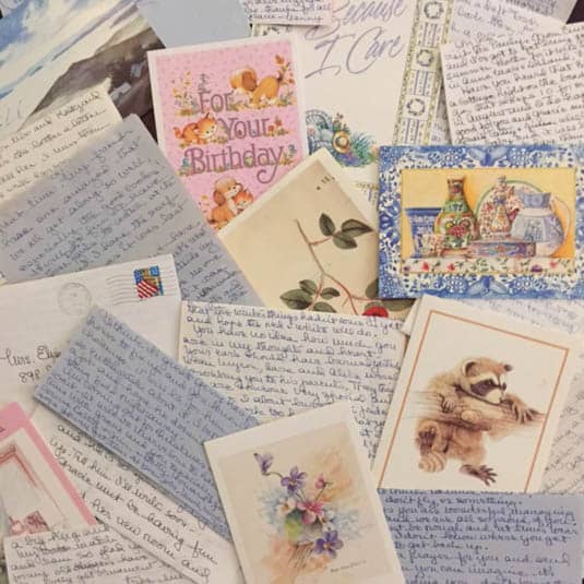 cards and letters from my grandmother