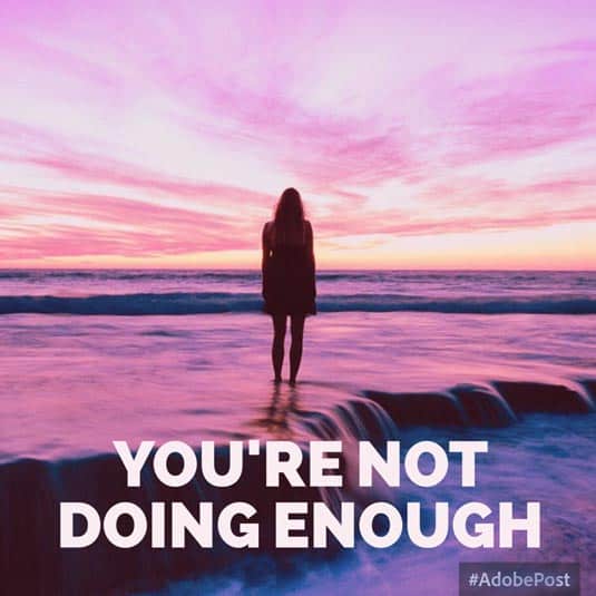 Let go of not doing enough | Happy Simple Living blog
