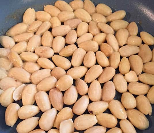 Toasted almonds | Happy Simple Living blog