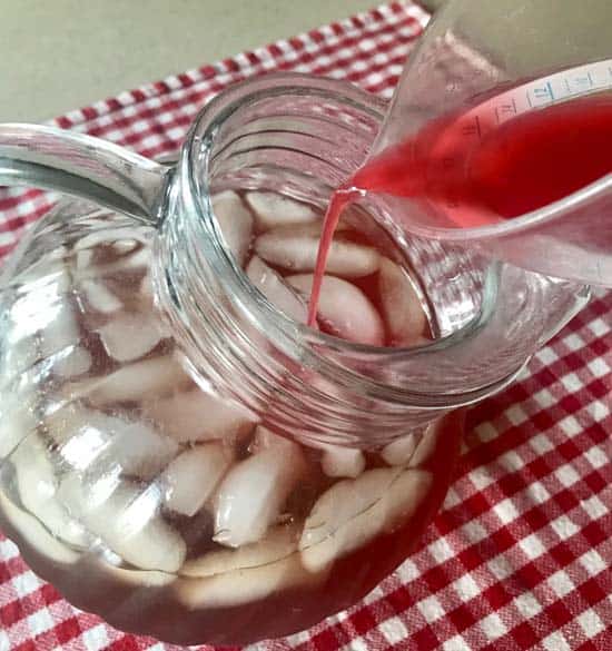 Red Currant Iced Tea Recipe | #icedtea #sweettea