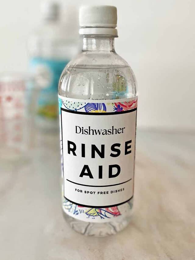 DIY Dishwasher Rinse Aid