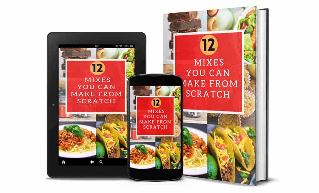 Tablet, mobile and download versions of "12 Mixes You Can Make From Scratch" ebook