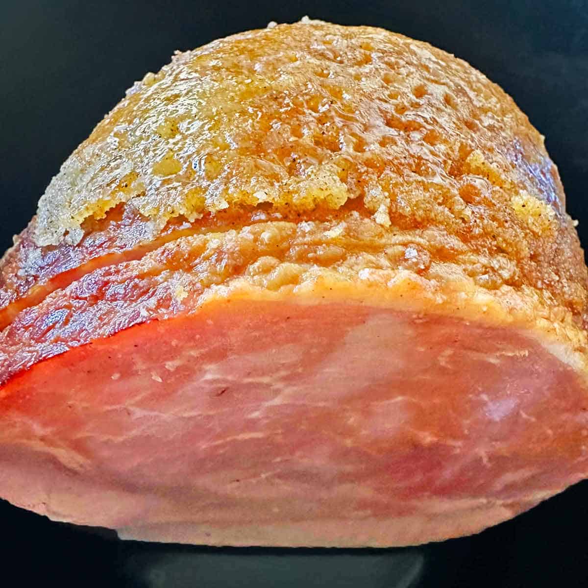A half honey baked ham.